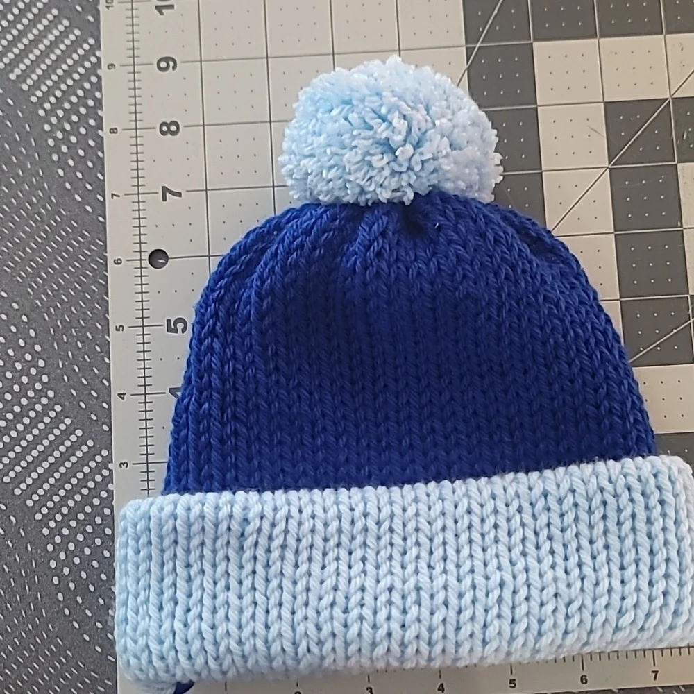 Handmade Knit Boys Winter Hat